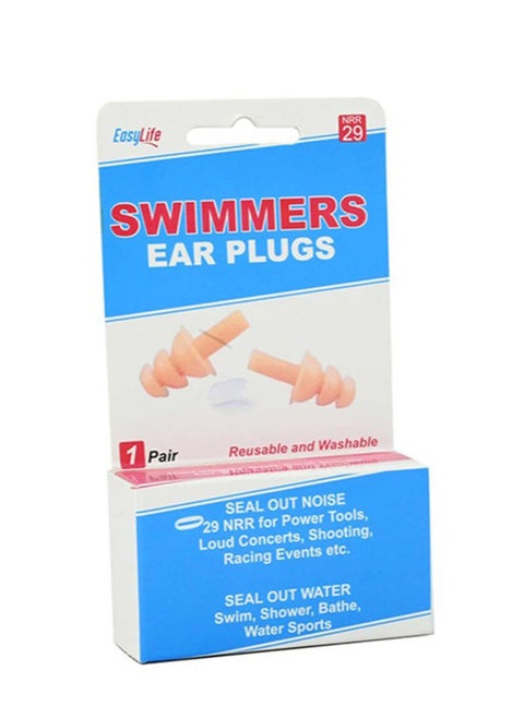Swimmer Ear Plug Seal Out Water Ear Water Protection 1 Pair