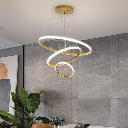 CORALTREE CORAL TREE 3 Ring LED Pendant Wall Light with 3 Color Changing Option for Indoor Living Room Bedroom Office Home Decoration Light- Warm White - Image 5