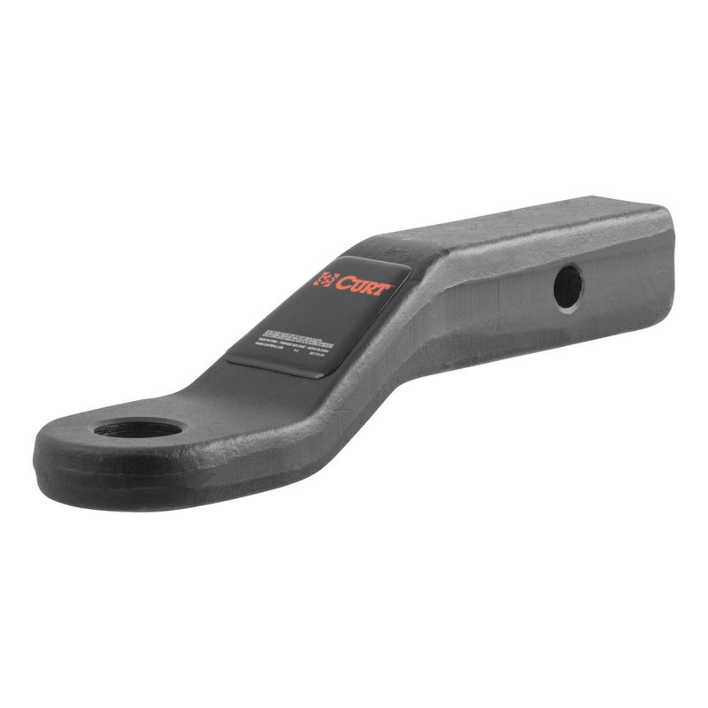 Curt Curt 45340 Forged Trailer Hitch Ball Mount, Fits 2-Inch Receiver, 17,000 Lbs, 1-1/4-Inch Hole, 2-In Drop, 1-Inch Rise - Image 1