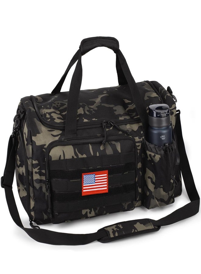 ATRIPACK Tactical Gym Bag for Men, 40L Large Capacity Duffle Bags with Shoes Compartment, Sports Bag with wet compartment, Multi-functional Weekend Bags Suitable for Travel, Camping,hiking - Image 1