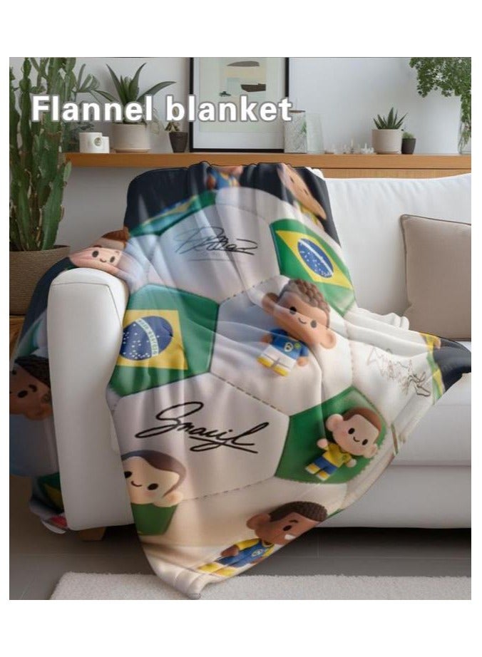general Flannel thin blanket (warm and comfortable, suitable for sleep, gaming, dust removal and sandproof) 150cm*200cm - 570 - Image 5