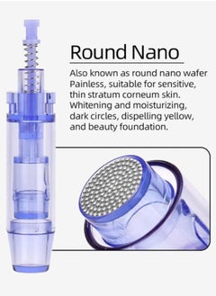Dr pen 25 Pieces per Box Needle Cartridge for Derma Pen A1 Size Round Nano  - Image 3