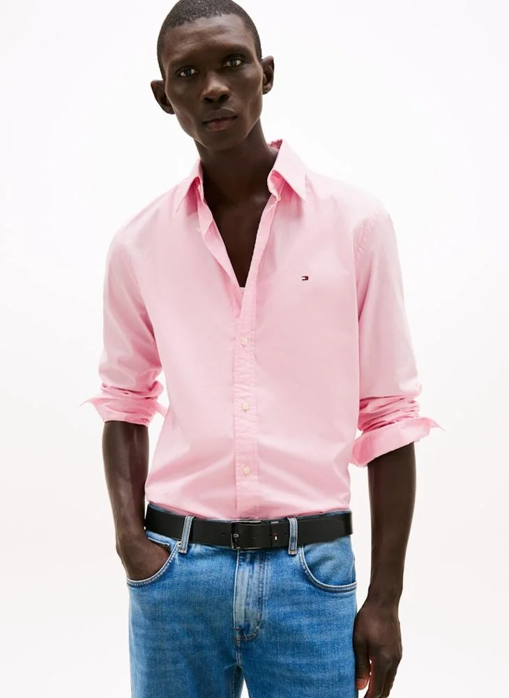 TOMMY HILFIGER Regular Fit Flex Cotton Poplin Shirt