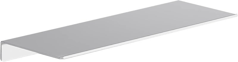 Danpoo 16 inch Floating Shelf for Wall Organizer & Storage, Display Shelf, Metal Wall Shelf for Bathroom, Living Room, Kitchen, Bedroom(Silver) - Image 1