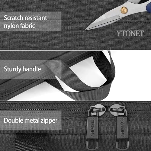 Ytonet Laptop Case 15.6 Inch, Water Resistant Laptop Bag Sleeve for Men Women Slim Coputer Cover TSA Computer Case Carrying Bag with Handle, Compatible with Lenovo HP Dell Apple Notebooks Black - Image 5