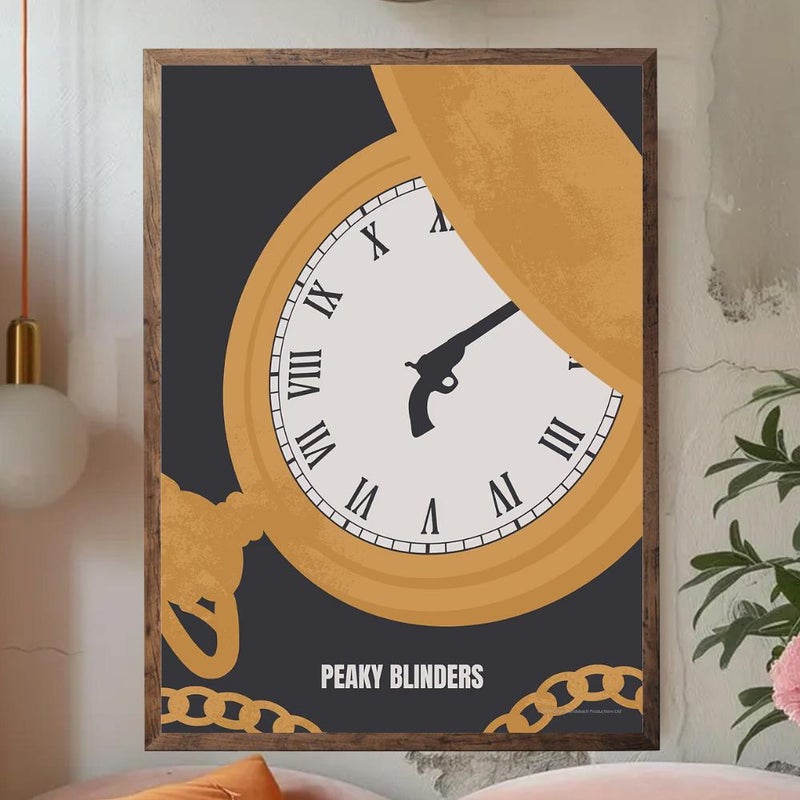 TNESSENTIAL Peaky Blinders Minimalist Poster Unframed, TV Show Wall Art Decor - Image 1