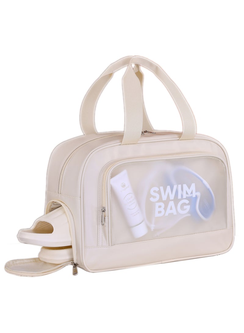 سيدارويف حقيبة سباحة مع حجرة منفصلة للأحذية | حقيبة حمل مقاومة للماء والرطوبة للسباحة والجيم والسفر | سعة تخزين كبيرة وجيوب جيدة التهوية للرجال والنساء والأطفال - Image 1