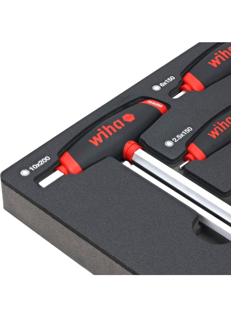 Wiha Wiha 54079 8 Piece SoftGrip Dual Drive Hex Metric THandle Tray Set  - Image 3