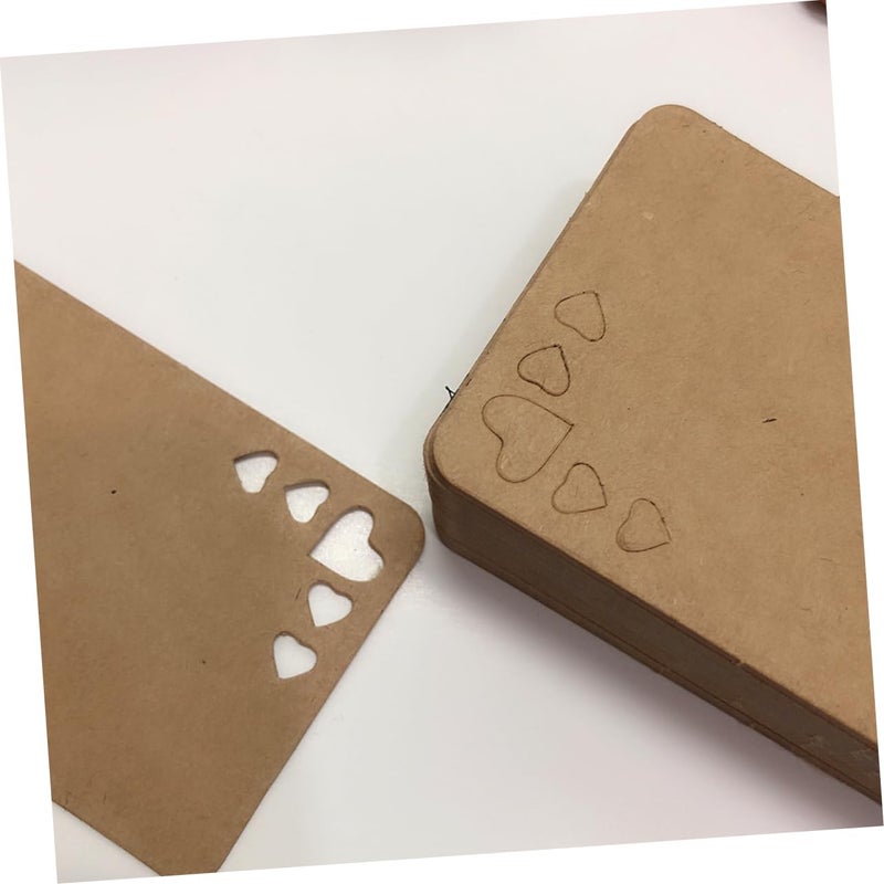 Wavy Heart Shaped Kraft Paper Tags With Twine Blank Scalloped Labels For Jewelry Crafts Scrapbooking Size 1 - Image 5