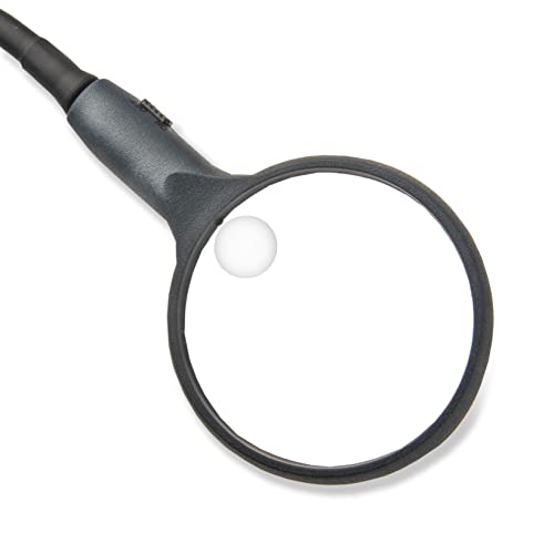 Carson BoaMag 2.5x LED Lighted Flexible Neck Magnifier with 5x Spot Lens and a Flashlight (SM-22) - Image 4