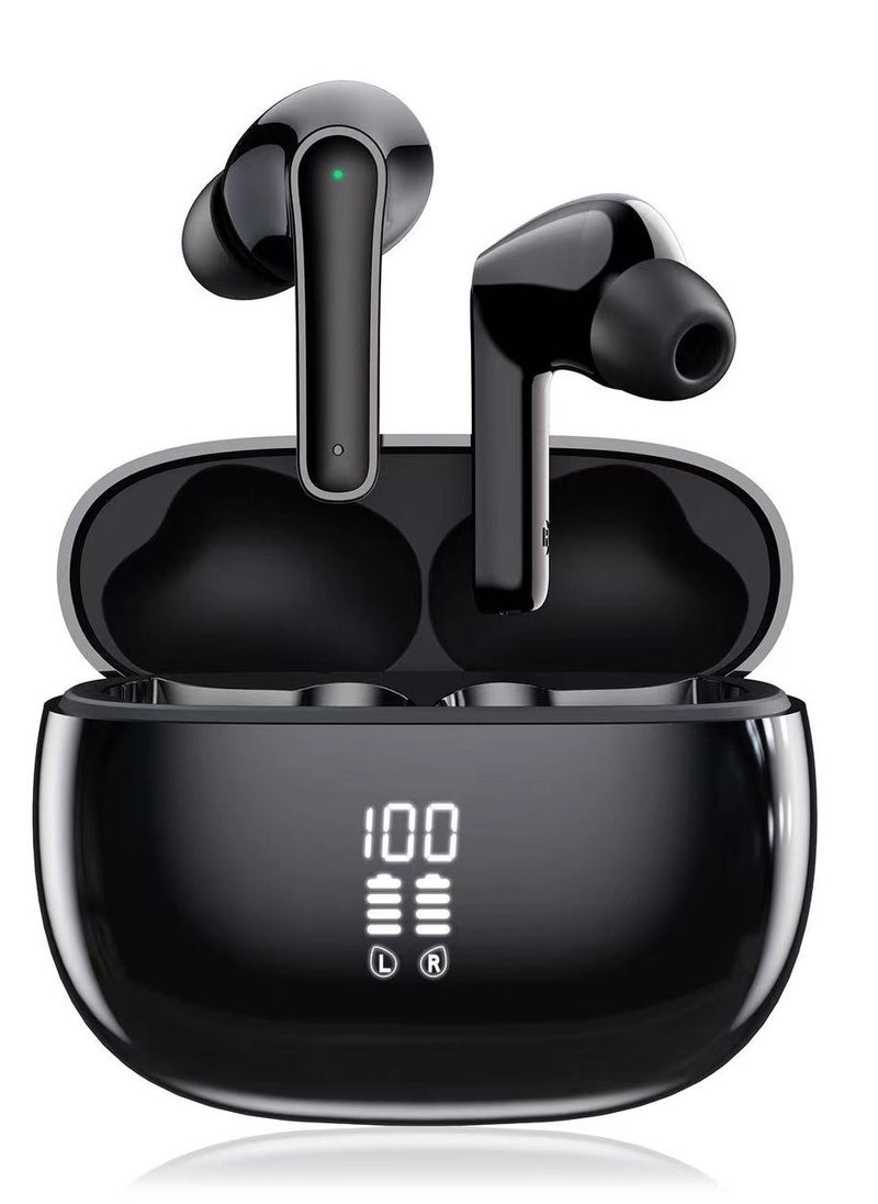 Litus - Earbuds wireless bluetooth Earphones,30H Playtime,IPX5, Bluetooth 5.3,LED Display, HIFI Sound, Compatible with iPhone & Android - Image 1