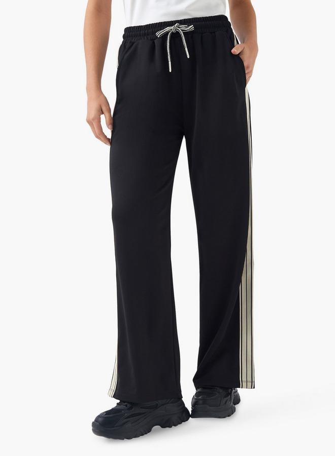 2Xtremz Tape Detail Jog Pants with Pockets and Drawstring Closure - Image 1