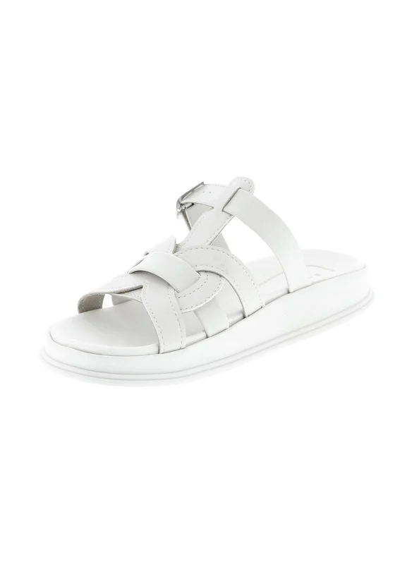 موليكا Moleca Ladies Flat Sandals Off White | Made In Brazil