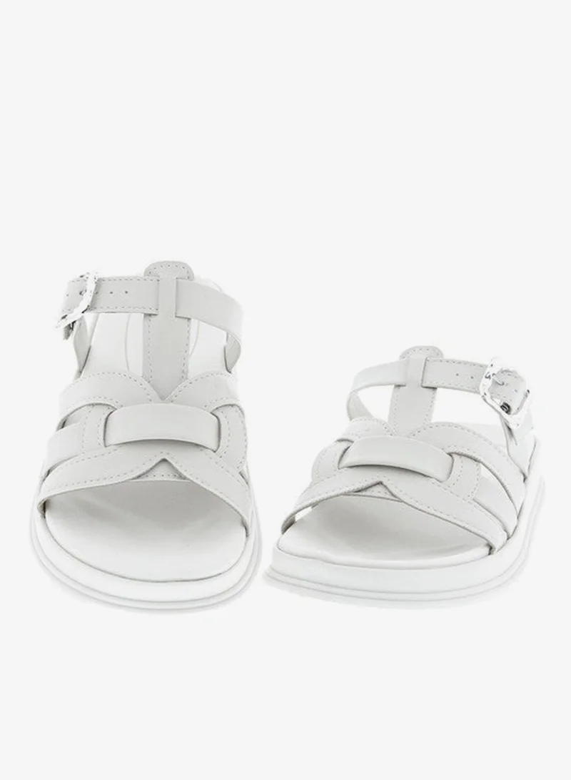 Moleca Off White Flat Sandals for Women – Stylish Ladies Flat Sandals & Comfortable Flat Slippers for Women | Best Price UAE