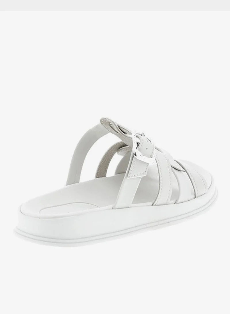 Moleca Off White Flat Sandals for Women – Stylish Ladies Flat Sandals & Comfortable Flat Slippers for Women | Best Price UAE