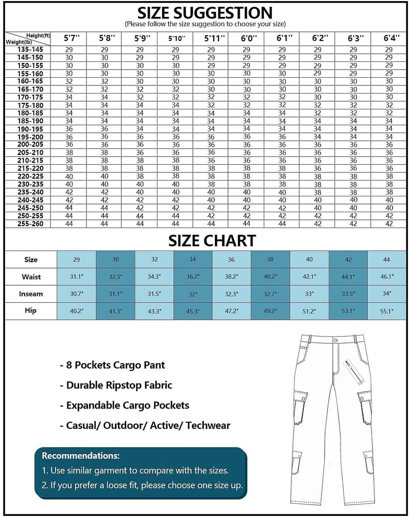AKARMY Men's Desert Camo Cargo Pants - Image 3