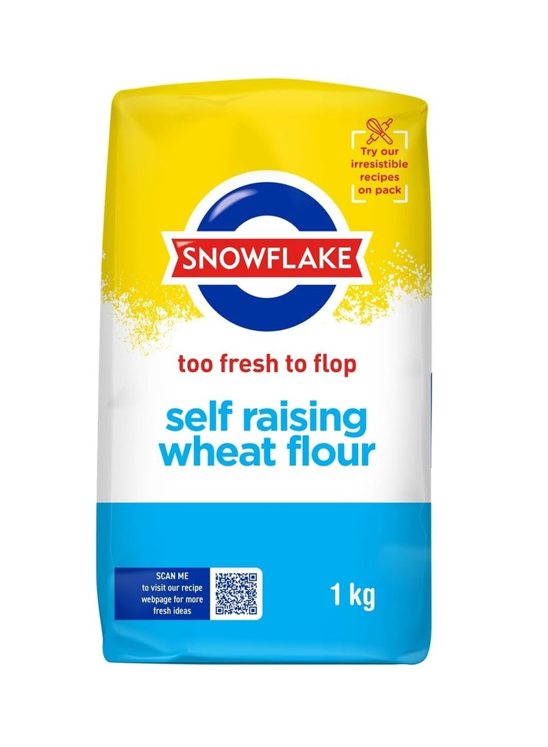 Self Raising Wheat Flour, Too Fresh to Flop, 1 kg