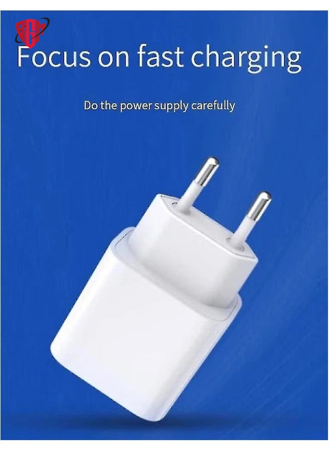 BGM - For Iphone 20w Charger Apple 11/12/13 Usb-c To Lightning Power Adapter 1m Data Cable Eu Plug - Image 1