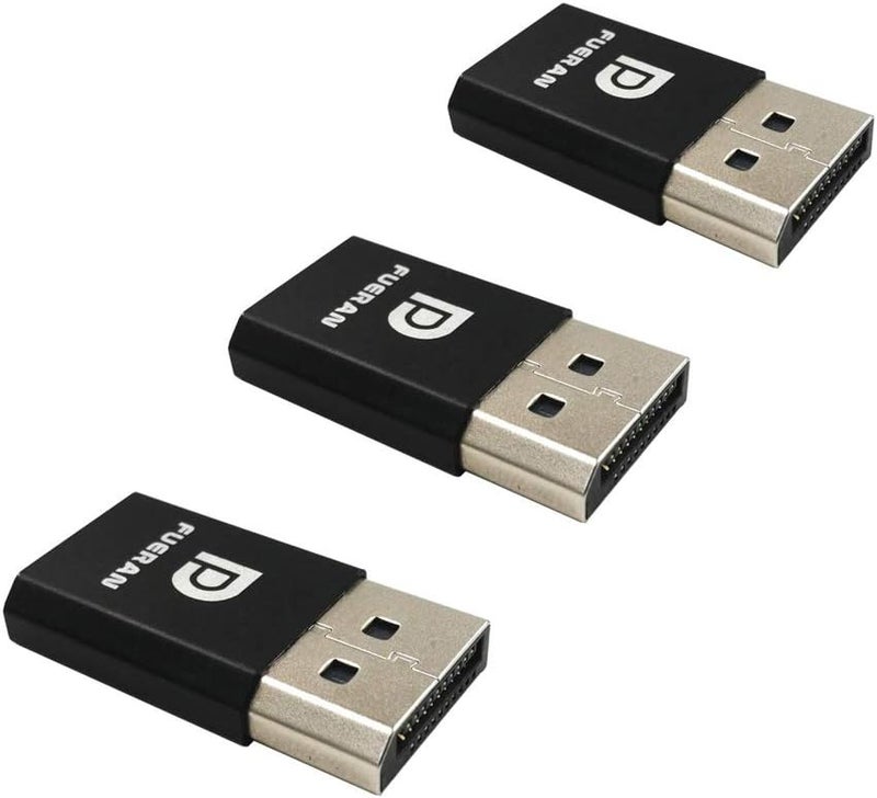 فييران قابس محاكي شاشة DisplayPort EDID، بدون رأس 2560x1600@60Hz-3P - Image 1