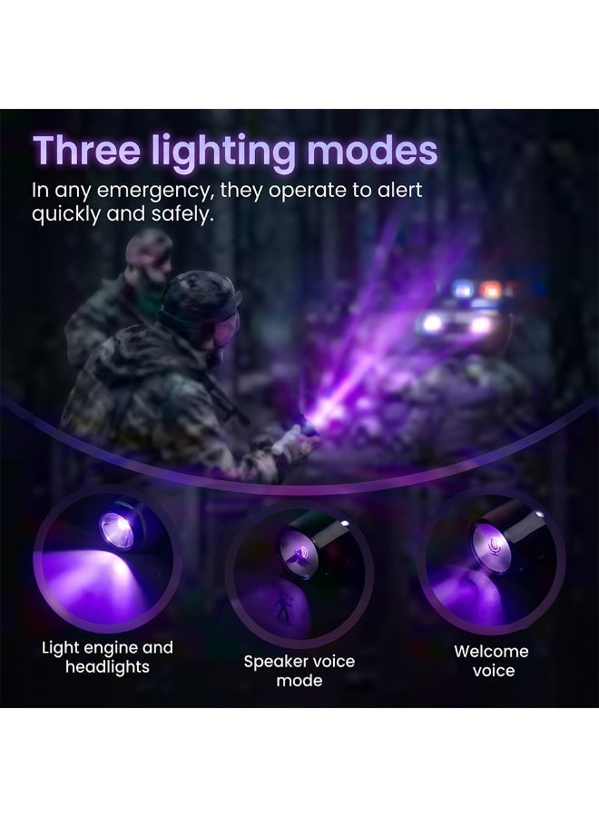 X-level UV Torches Rechargeable, USB Strong Ultraviolet LED Flashlights, Flashlight Fluorescent Detection Lamp Ringworm Light, Detector for Urine/Stains, Flurescent, Uranium Glass, Curing Resin Flashlights - Image 3