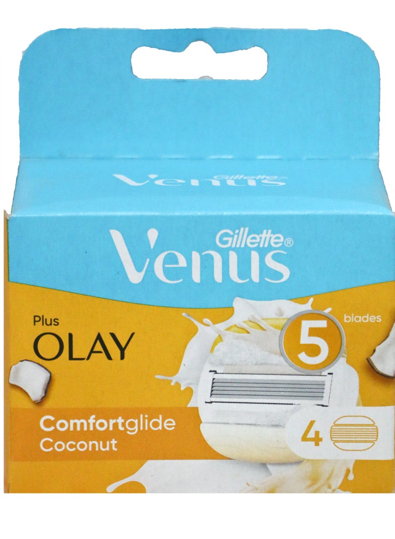 Gillette Venus Olay Coconut Blades x4 - Image 2