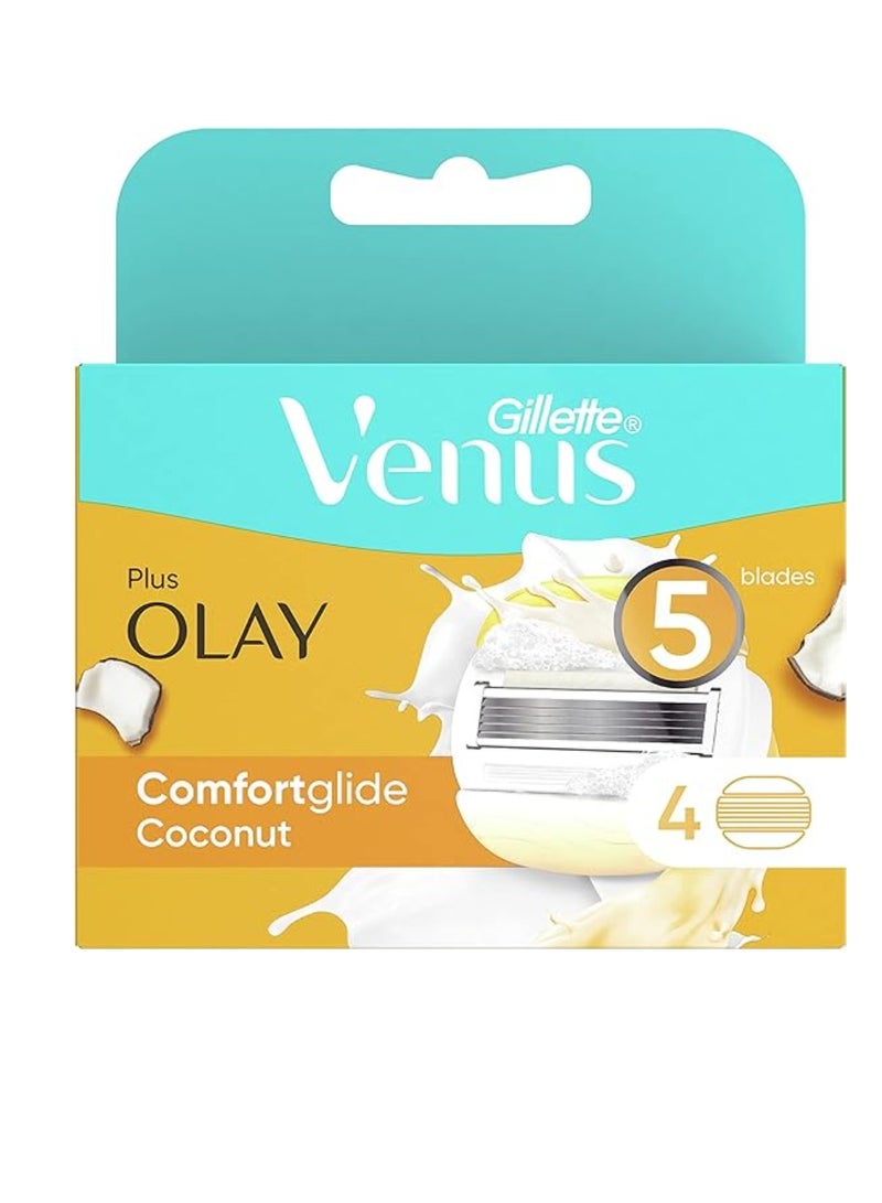 Gillette Venus Olay Coconut Blades x4 - Image 3