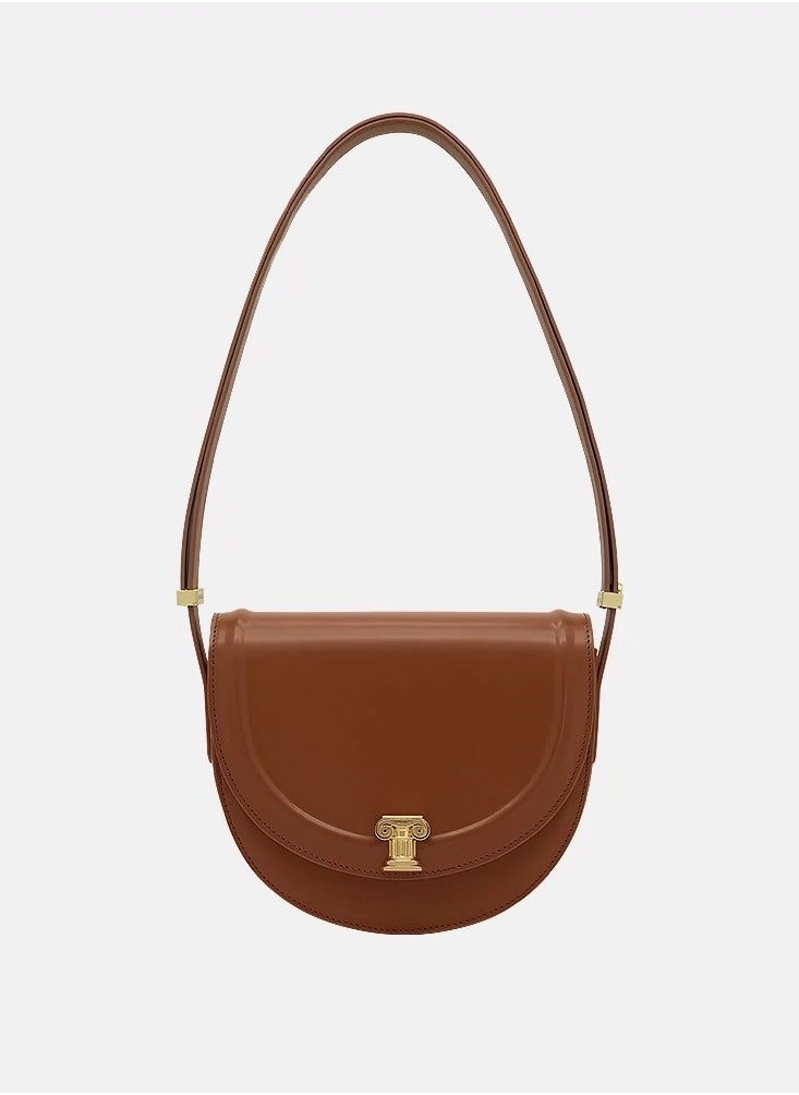 AC - A.Cloud Sunset Saddle Bag Vintage Roman Column Shoulder Bag Modern Underarm Handbag - Image 1