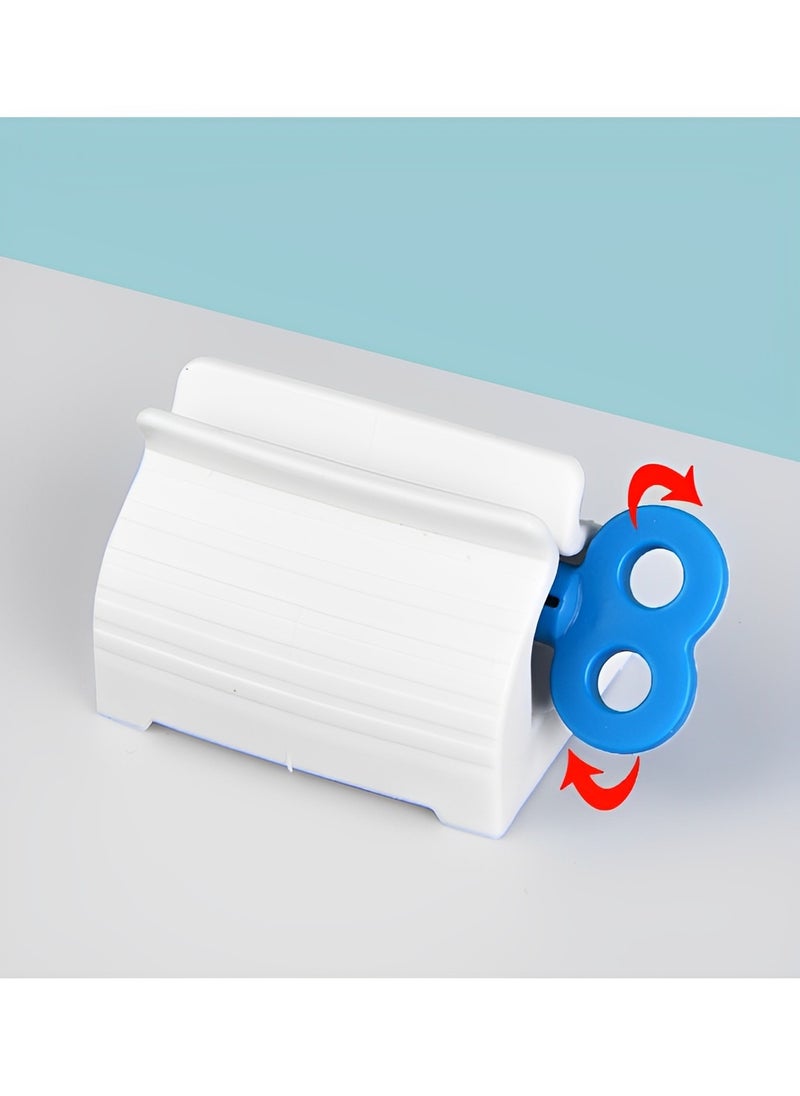 REOCLE Toothpaste Squeezer Rolling Toothpaste Squeezer Simple and Practical Dispenser Toothpaste Tube Wringer Seat Holder Stand  - Image 2