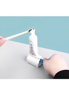 REOCLE Toothpaste Squeezer Rolling Toothpaste Squeezer Simple and Practical Dispenser Toothpaste Tube Wringer Seat Holder Stand  - Image 4