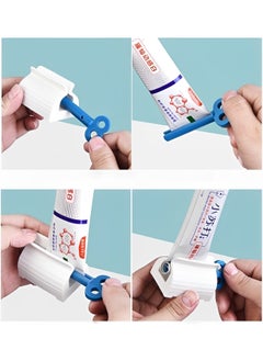 REOCLE Toothpaste Squeezer Rolling Toothpaste Squeezer Simple and Practical Dispenser Toothpaste Tube Wringer Seat Holder Stand  - Image 5
