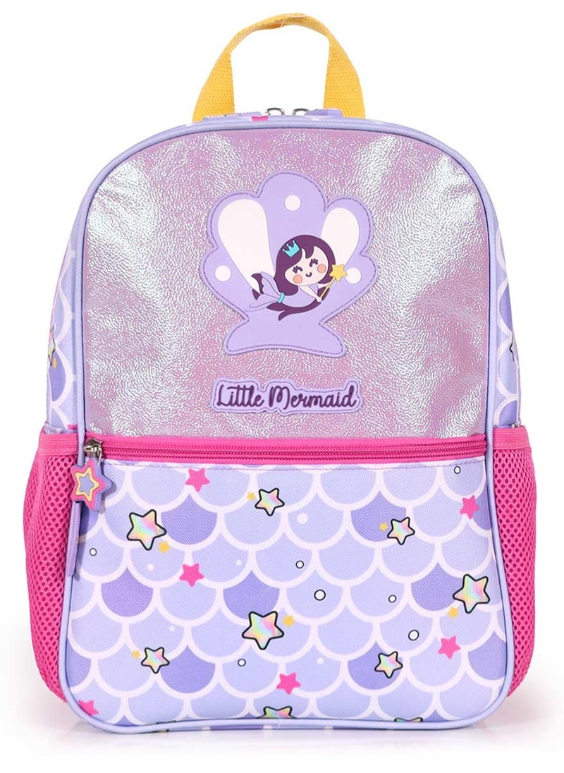 Milk & Moo Kids Rideable Suitcase with Backpack Combo, 21L ABS Ride-on Luggage with Swivel Front Wheels, Foldable Footrest and Handles,Shoulder Pull Strap, School Bag with Multiple Compartments  - Image 4
