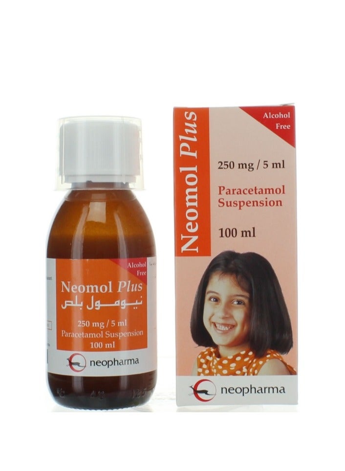 Neopharma Neomol Plus Susp 250Mg/5Ml 100Ml  - Image 1
