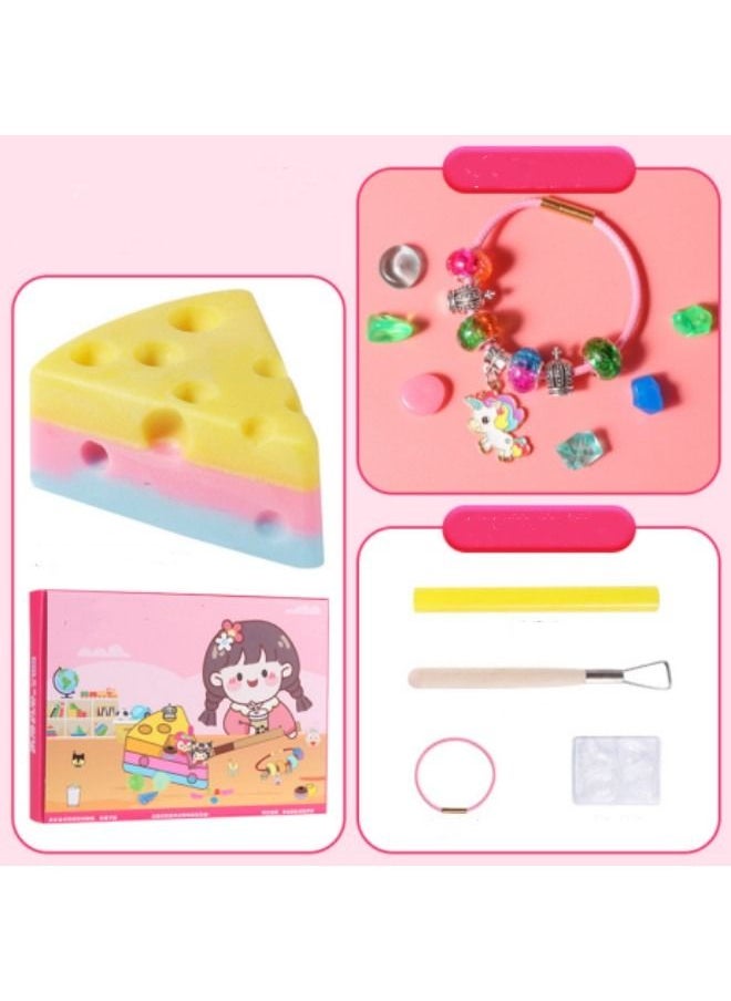 GGEROU - Gemstone Dig Kit Promotes Fine Movement DIY Archaeological Excavation Kit Rainbow Soap Dustless Digging DIY Toy Blow Bubble - Image 1