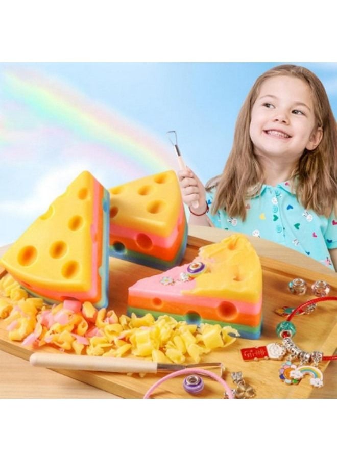 GGEROU - Gemstone Dig Kit Promotes Fine Movement DIY Archaeological Excavation Kit Rainbow Soap Dustless Digging DIY Toy Blow Bubble - Image 1