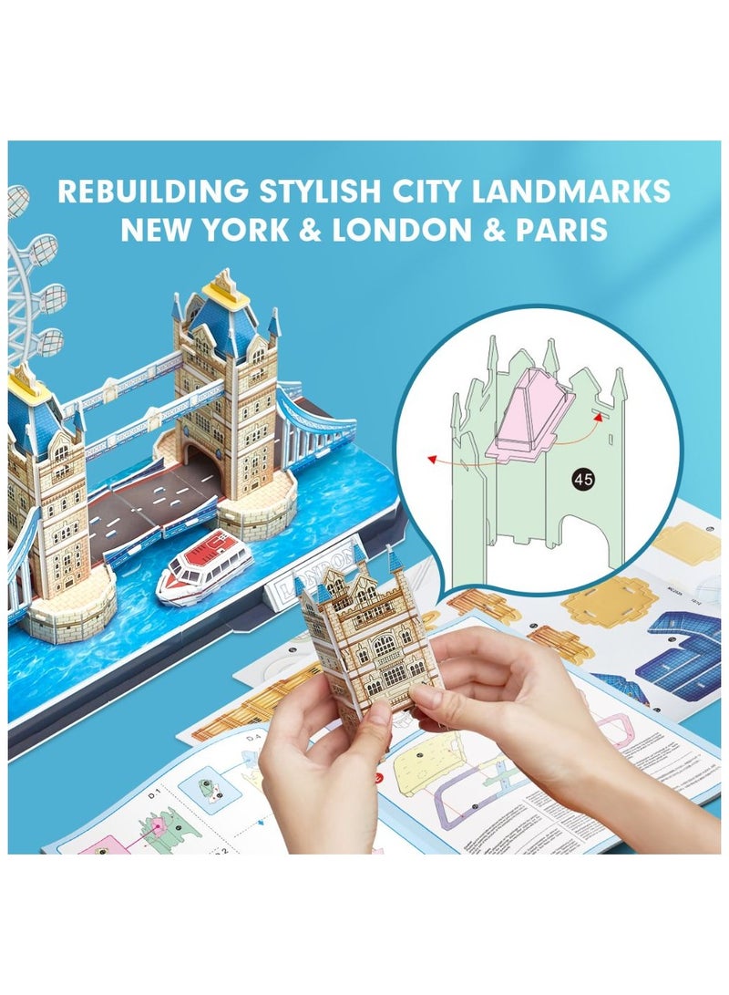 CubicFun 3D Puzzles City Line London 107 Pieces - Image 4