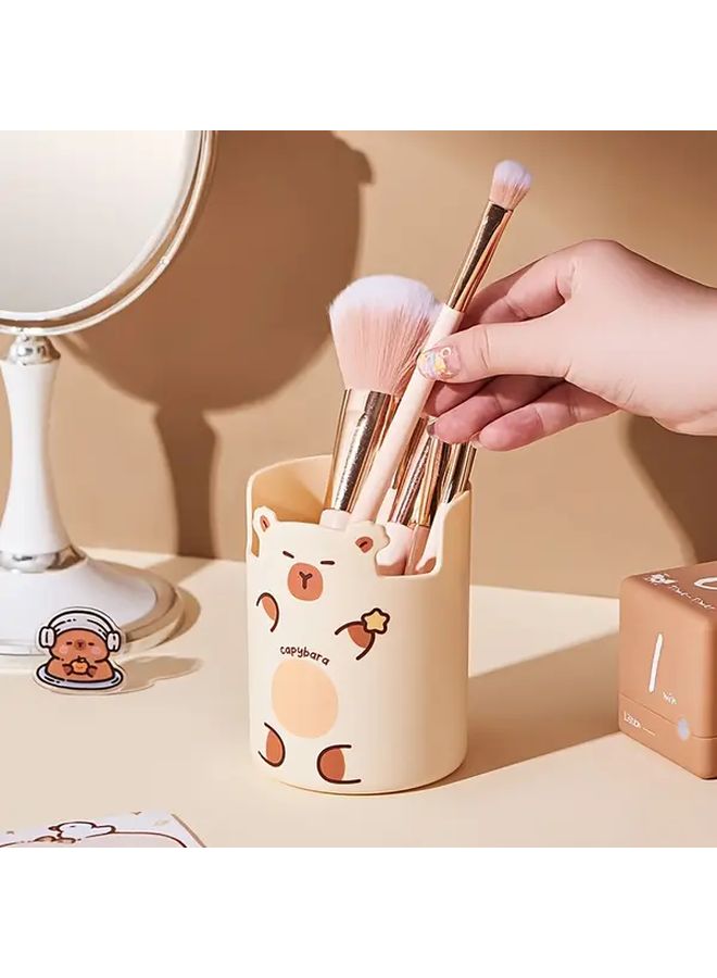 White Cute Animal Pen Holder Organizer For Office School Home Storage - Image 4