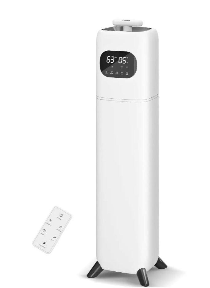 Generic - Air Purifier,8L Ultrasonic Smart Humidifier Essential Oil Diffuser with Top Fill Tower Manual Humidity Control for Home Office Room (8L) - Image 1
