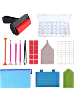 Haidue 22-Piece 5D DIY Diamond Painting Tools Kit Multicolour  - Image 1