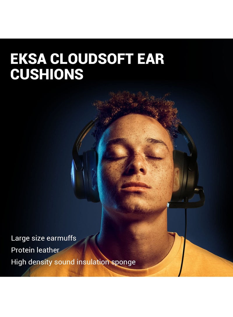 EKSA E4 Wired Headset Gamer 3.5mm Stereo Gaming Headphones with Microphone Superlight Over-ear Earphones for PC/PS4/PS5/Xbox - Image 2
