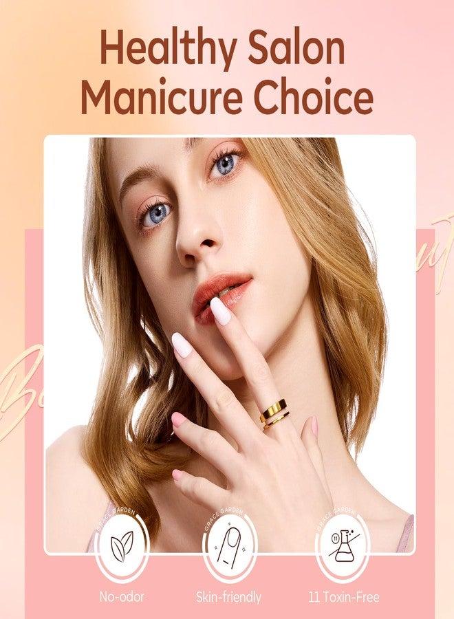 modelones Poly Gel 12 Colors Nude Pink Natural All Seasons Colors Poly Nail Extension Builder Nail Gel Design Professional Salon at Home Holiday Gift for Women - Image 5