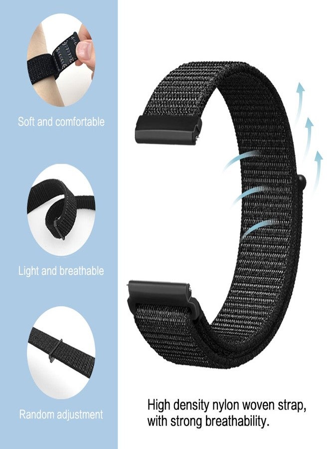 C2D JOY Compatible with Garmin Forerunner 235 Band Replacement Sport Mesh Strap Also for Forerunner 735XT watch band Nylon Weave Watchband - 10#, M/5.2-7.6in. - Image 3
