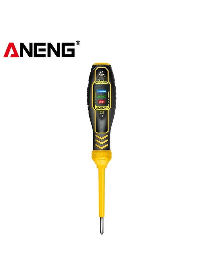 ANENG Non Contact Voltage Tester 18 Cross Yellow AC 450V Insulation Buzzing Alarm - Image 1