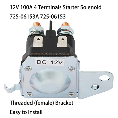 Saiyugty 725-06153A 725-06153 Starter Solenoid Relay for Riding Lawn Mower Compatible with Cub Cadet XT1 XT2 Enduro RZT LT1 ZT1 ZT2 MTD Troy Bilt Yard Man Husky Yard Machines Craftsman Zero Turn - Image 5