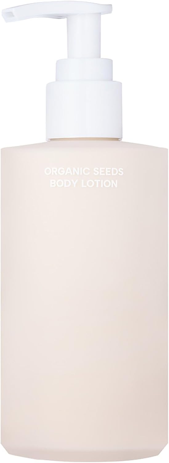 Whamisa Organic Seeds Body Lotion Relaxation Fermented Postbiotic Formula to Soothe the Skin Waterless Formula Hydrating SpaInspired Care Woody Scent 250ml