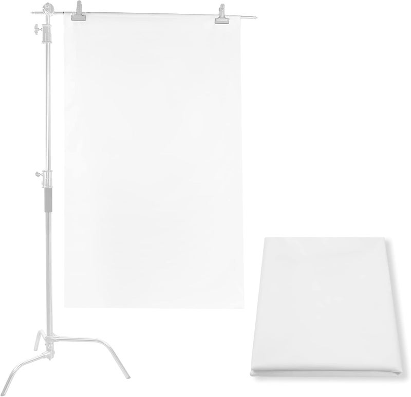 Selens 1 Yard x 67 Inch / 1M x 1.7M Diffusion Fabric, Nylon Silk White Seamless Light Modifier for Photography Lighting, Softbox and Light Tents - Image 1