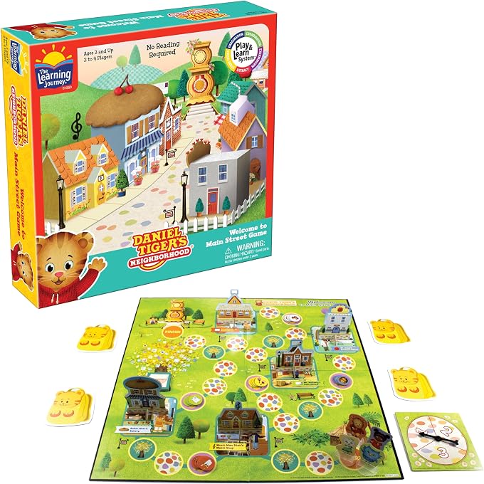 THE LEARNING JOURNEY , Daniel Tiger's Neighborhood Welcome to Main Street Game, Based on Mr. Rogers, Preschool Learning For Kids - Image 1