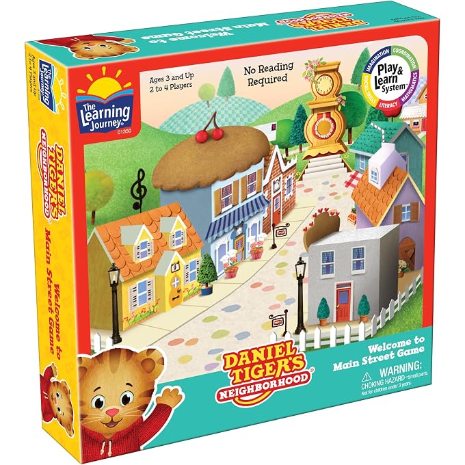 THE LEARNING JOURNEY , Daniel Tiger's Neighborhood Welcome to Main Street Game, Based on Mr. Rogers, Preschool Learning For Kids - Image 2