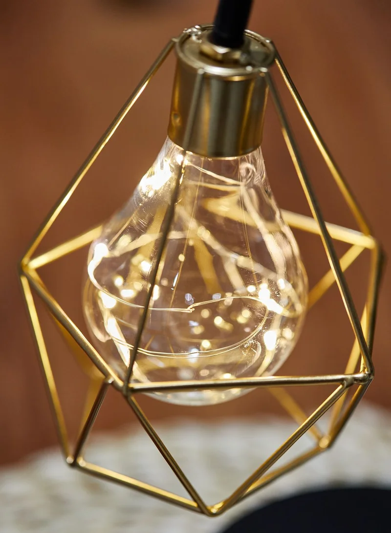 Noire Edit Black Wire Table Lamp