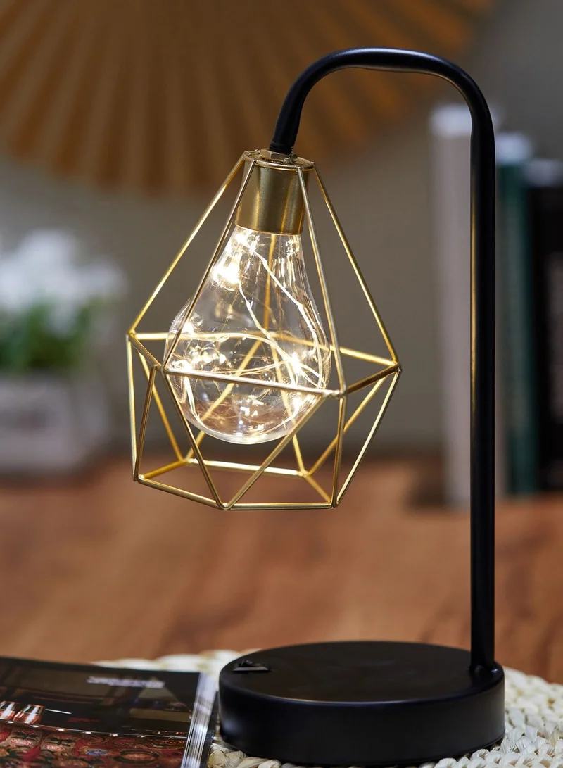 Noire Edit Black Wire Table Lamp