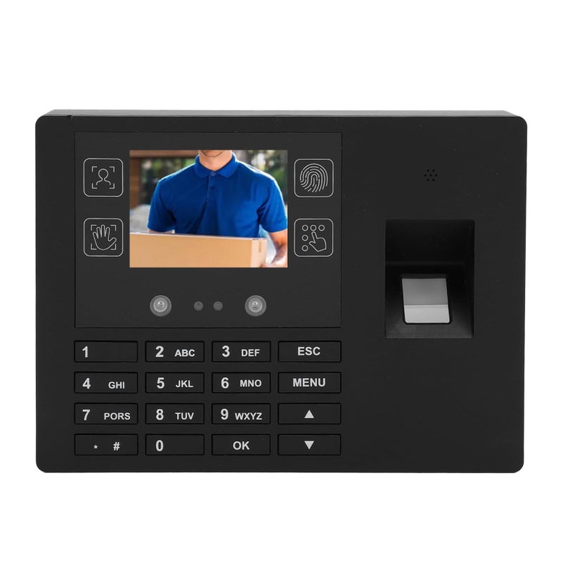Clock In Clock Out Machine 2.8 Inch Biometric Time Recorder Multifunction For Business Office - Image 2